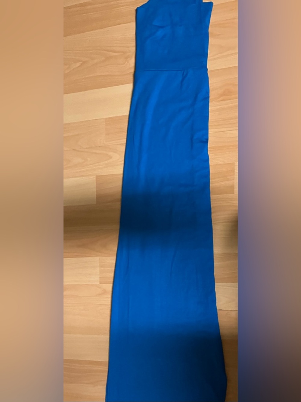 Vibrant Blue Jersey Maxi Skirt- Small - Picture 2 of 2